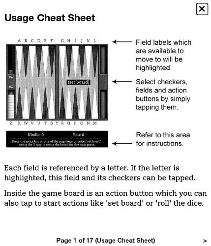 Backgammon Cheat Sheet - Cheat Dumper