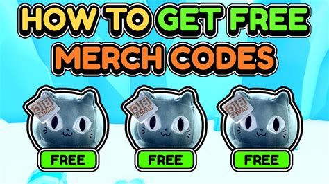 😱*INSANE MERCH CODES GLITCH*🔥THIS IS HOW TO GET FREE MERCH CODES | Pet ...