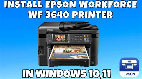 How To Download & Install Epson WorkForce WF 3640 Printer Driver in ...