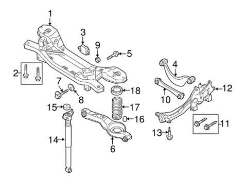 REAR SUSPENSION for 2010 Mazda 3