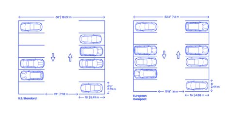 90° Parking Spaces Dimensions & Drawings | Dimensions.com