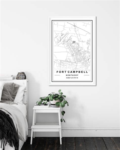 FORT CAMPBELL MAP High Res Download Map of Fort Campbell - Etsy