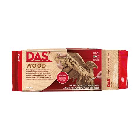 DAS Wood Effect Clay 350g | Hobbycraft