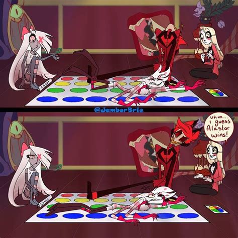 JamborBrie on Twitter: "#HazbinHotel ‘s game night can get a little ...