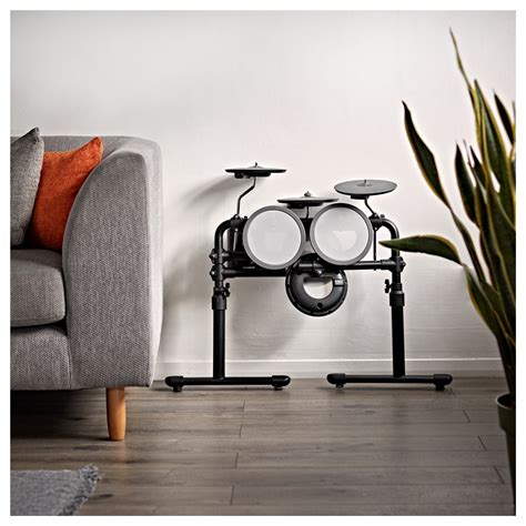 VISIONDRUM Compact Mesh Electronic Drum Kit With Stool and Headphones ...