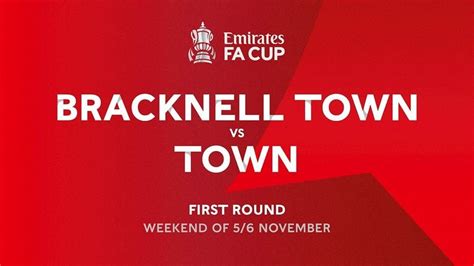 The Blues have been drawn to face Bracknell Town away from home in the ...