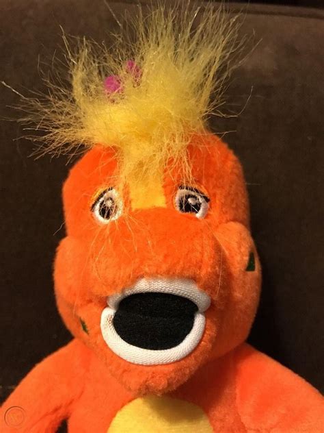 Barney Riff Plush Orange Dinosaur 9" Lyons Group Friend | #1841204000