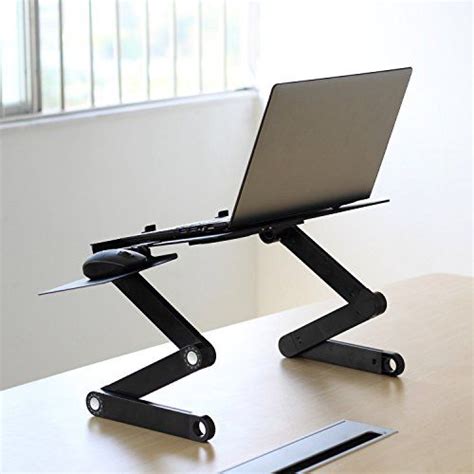 Ohuhu Adjustable Vented Laptop Table Computer Desk Portable Bed Tray ...