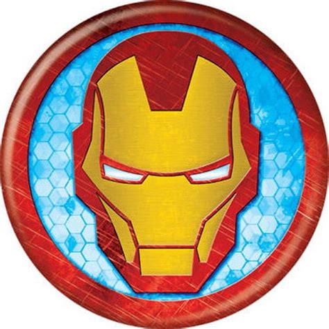 Marvel Comics Iron Man Icon Logo Symbol Licensed 1.25 Inch Button 85949 ...