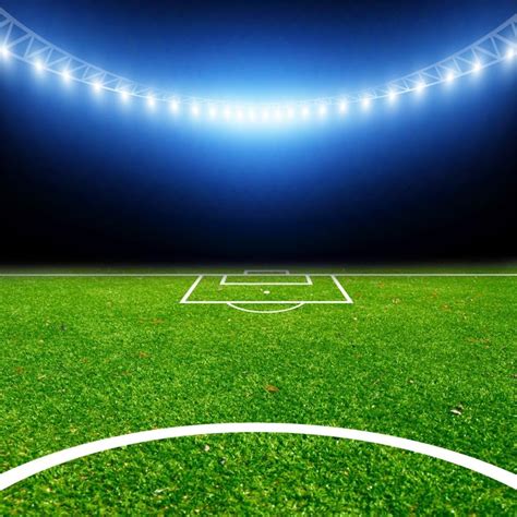 AOFOTO 6x6ft Pitch Backdrop Soccer Field Stadium Football Court Night ...