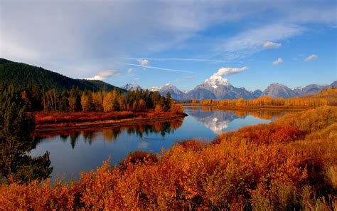 autumn, river, sky Wallpaper, HD Nature 4K Wallpapers, Images and ...