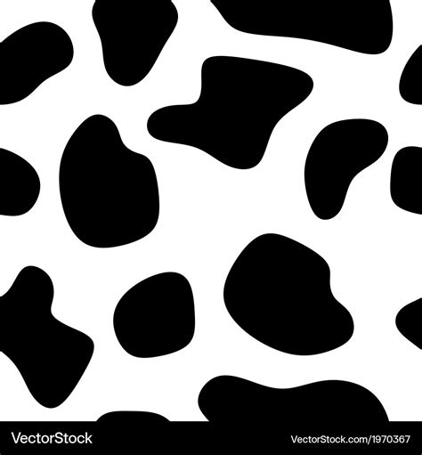 Seamless pattern cow Royalty Free Vector Image