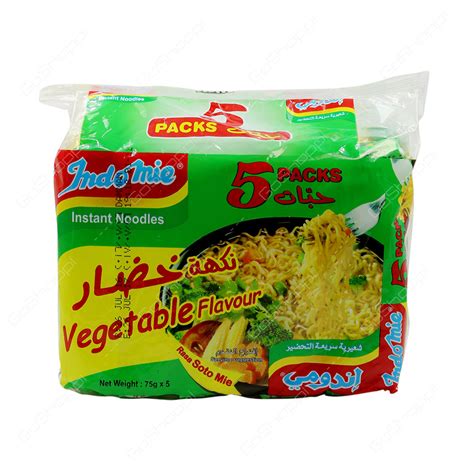 Indomie Instant Noodles Vegetable Flavour 5 Pack - Buy Online