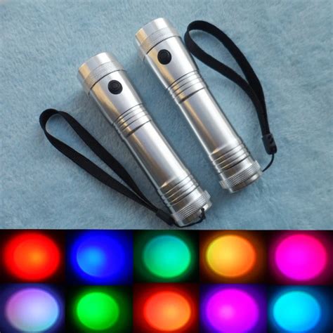 The new patent LED full color 10 color flashlight 530-in LED ...