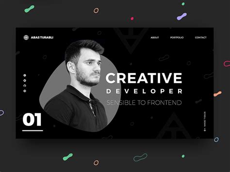 Front End Developer Portfolio Template