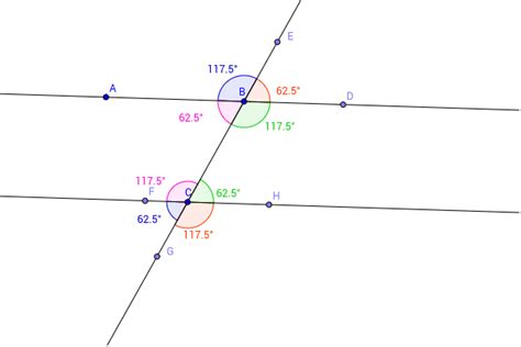 Same-Side Exterior Angles – GeoGebra