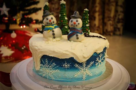 "The Snow themed cake"- Christmas edition | Themed cakes, Christmas ...