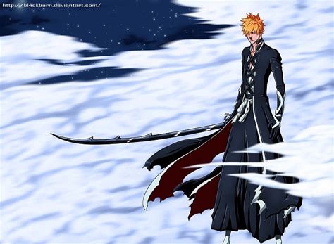 HD wallpaper: bleach kurosaki ichigo bankai drawings anime 1501x1100 ...