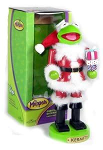 Amazon.com: 11" WOODEN KERMIT NUTCRACKER.: Decorative Christmas ...