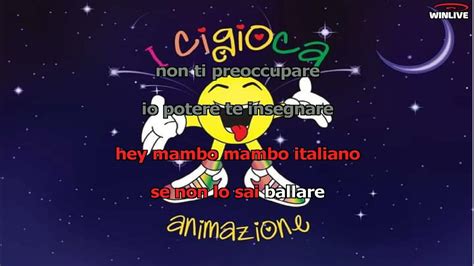 Mambo Italiano Karaoke - YouTube