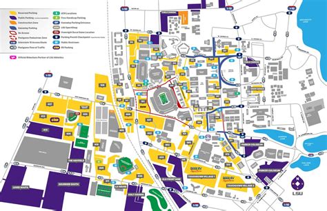 LSU’s Parking and Tailgating Rules and Changes for 2018 - And The ...