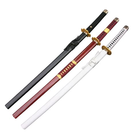 One Piece Roronoa Zoro Three Sword Style Cosplay Wooden Weapons ...