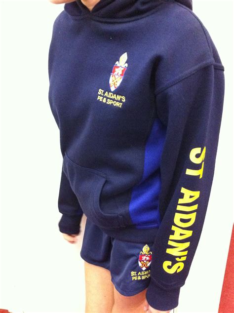 St Aidan's, Harrogate PE & Sport Hoodie from Emblazon, Harrogate St ...