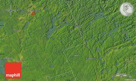 Satellite Map of Bracebridge