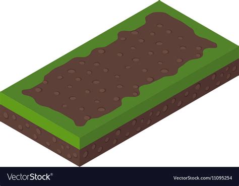 Isometric ground Royalty Free Vector Image - VectorStock