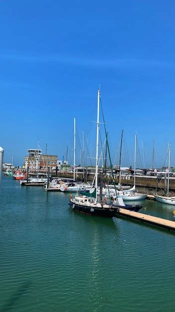 Premium Photo | Boats in harbor