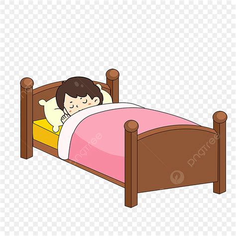 Kids Sleep Clipart Transparent PNG Hd, Kid Sleeping Clipart, Bed ...