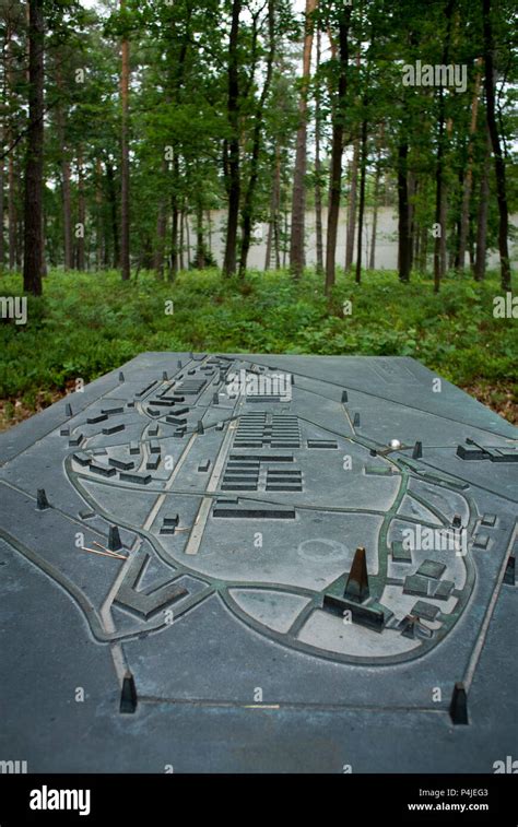 Bergen Belsen Concentration Camp Map