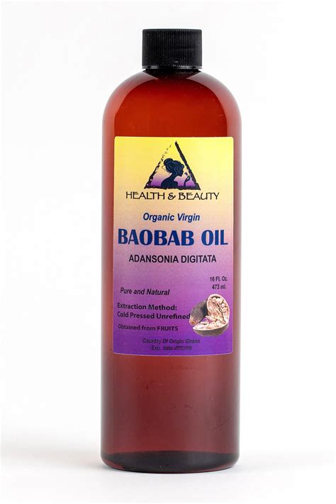 16 Oz BAOBAB OIL UNREFINED Organic Extra Virgin Cold Pressed | Etsy