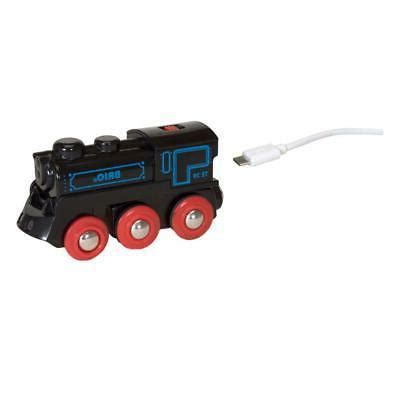 Brio Black Battery Locomotive & USB Rechargeable Tra