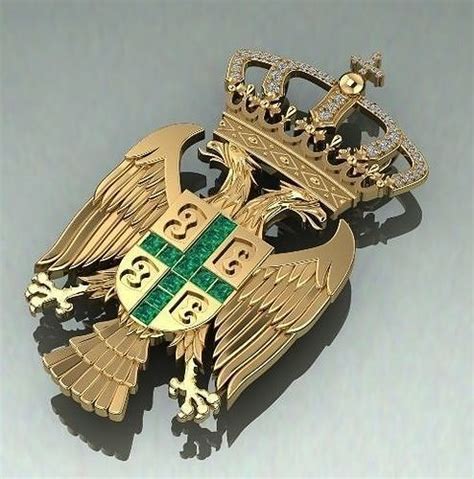 Coat of arms of Serbia N011636 3D model 3D printable | CGTrader