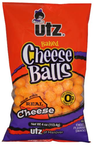 Utz Baked Cheese Balls Snack, 4 oz - Harris Teeter