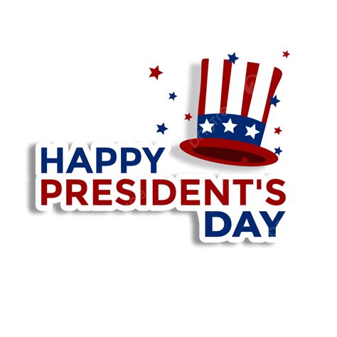 Presidents Day Hd Transparent, American Presidents Day Word Art ...