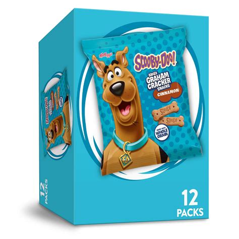 Kellogg's Scooby-Doo Cinnamon Graham Cracker Snacks, 3-Pack, 45% OFF