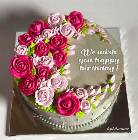 Birthday Wishes Images With Flowers And Cake | Best Flower Site