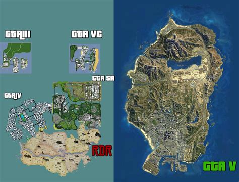 gta 6 map comparison Gta 6 leaked map and rumours explained? is the ...