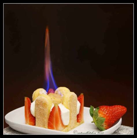 Mini Cheesecake Flambé | Flambe recipe, Flambe desserts, Creative desserts