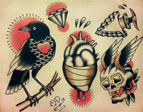 Traditional Tattoo Designs - Etsy