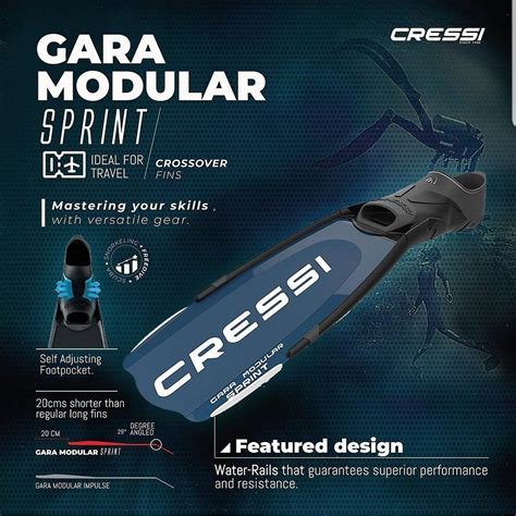 Fins Cressi GARA MODULAR SPRINT | For freediving