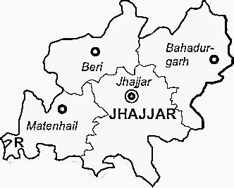 Jhajjar District | Jhajjar District Map