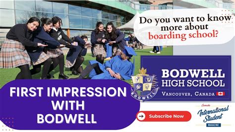 Experience Bodwell High School: Our First Impressions | International ...