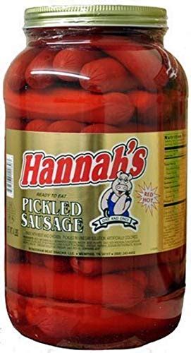 Best Of Hannah's Red Hot Pickled Sausage