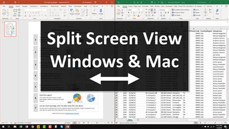 Tips for Split Screen in Windows & Mac - Excel Campus