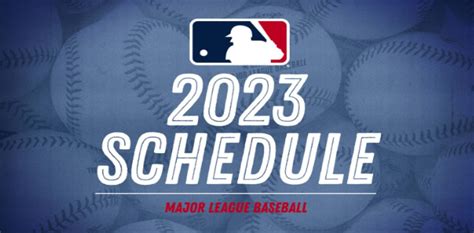 MLB Announces 2023 Schedule, Balanced and Full of Change - OnFocus