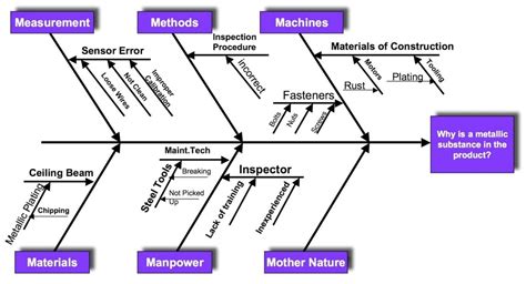 Editable Cause And Effect Diagram