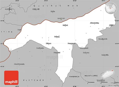 Gray Simple Map of MALUTI